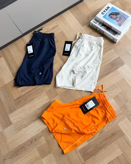 Bestseller Lululemon Shorts Schwarz Atmungsaktiver Stil
