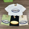 Premium Patagonia Kurzarm Schwarz Baumwolle Atmungsaktiv Stil