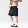 Luxus-Shorts Descente, Schwarz, Strick, atmungsaktiv, luxuriös