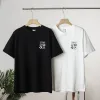 Premium Loewe Kurzarm-T-Shirt Schwarz Baumwolle Casual Style