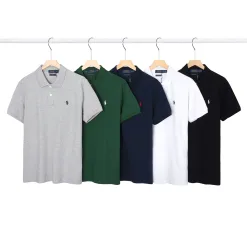 Bestseller Ralph Lauren Kurzarm-Kollektion aus schwarzer Baumwolle