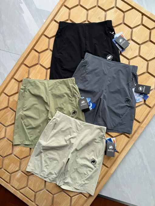 Hochwertige Mammut Shorts Schwarz Atmungsaktiv Style
