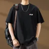 Luxus Fila Kurzarm Schwarz Luxus