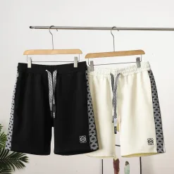 Meistverkaufte Loewe Shorts Weißer Baumwoll-Jacquard Luxus