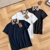Luxus Burberry T-Shirts Schwarz Klassisch Luxus