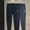 Hochwertige Descente-Hose aus schwarzem Nylon, Casual-Kollektion