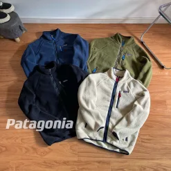 Bestseller Patagonia Mäntel Schwarze Fleece Retro Kollektion