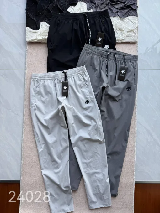 Luxus Descente Hose Schwarz Casual Luxury