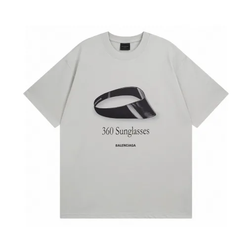 Premium Qualität Balenciaga Kurzarm Baumwolle Atmungsaktiv Luxus