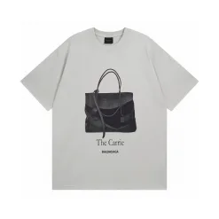 Bestseller Balenciaga Kurzarm-T-Shirts aus der Baumwolldruckkollektion