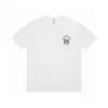 Premium Loewe Kurzarm Grau Baumwolle Bestickt Stil