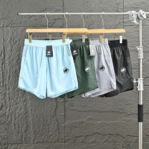 Premium Mammut Shorts Black Calf Atmungsaktiv Luxus