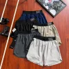 Premium Qualität Lululemon Shorts Grau Atmungsaktiv Luxus