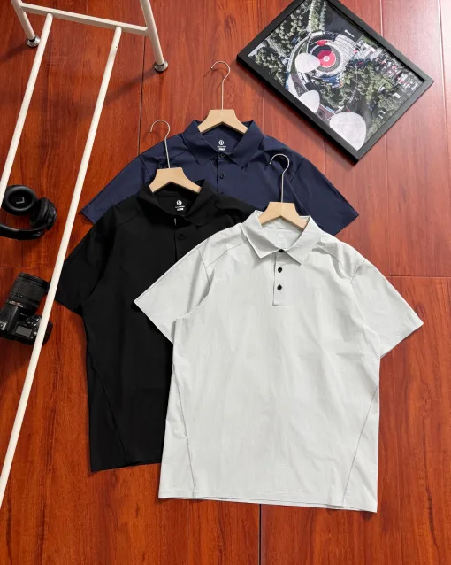 Bestseller Lululemon Poloshirt Schwarz Sportlicher Stil