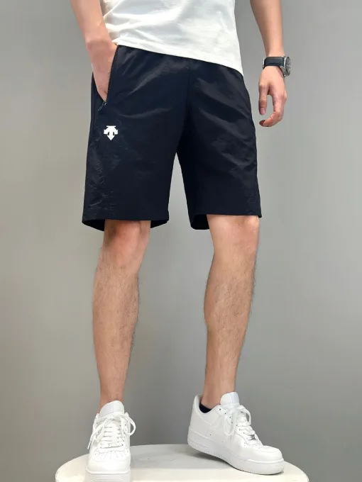Hochwertige Descente Shorts Schwarz Solid Style