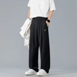 Premium Qualität Stone Island Casual Hose Schwarz Solid Luxury