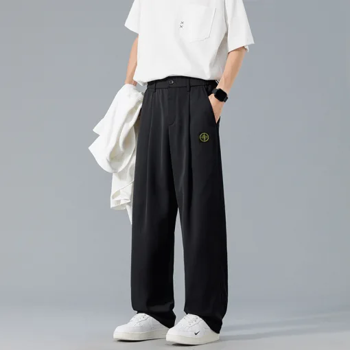 Premium Qualität Stone Island Casual Hose Schwarz Solid Luxury