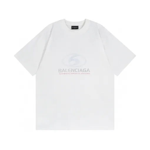 Hochwertiges Balenciaga Kurzarm-Logo Luxus