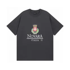 Hochwertige Balenciaga Kurzarm-Kollektion aus Baumwolldruck
