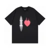 Premium Qualität Balenciaga Kurzarm Baumwolle Bestickt Luxus