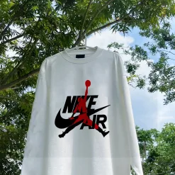 Bestseller Nike Sweatshirt Schwarz Fleece Logo Luxus
