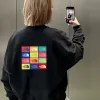 Premium Qualität The North Face Hoodie Schwarz Fleece Print Luxus