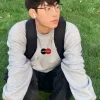 Premium Balenciaga Sweatshirts Schwarz Fleece Monogramm Stil