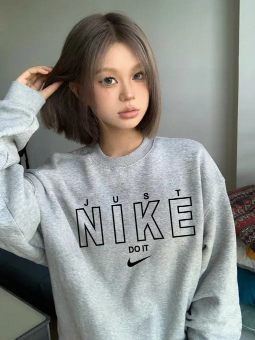 Bestseller Nike Hoodie Black Fleece Print Kollektion