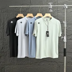 Bestseller Descente Kurzarm Schwarz Seide Luxus