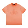 Premium Balenciaga Kurzarm Orange Baumwolle Farbverlauf Kollektion