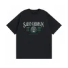 Hochwertige Balenciaga Kurzarm Baumwolle Logo Luxus