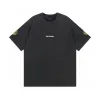 Luxus Balenciaga Kurzarm Baumwolle Logo Luxus