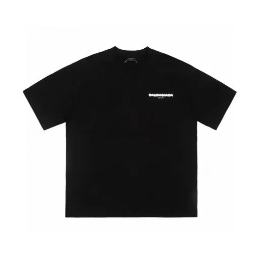 Hochwertiger Balenciaga-Stil mit kurzen Ärmeln und verwaschenem Schnitt