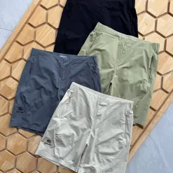 Premium Qualität Mammut Shorts Schwarz Atmungsaktiv Luxus