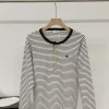 Premium Celine Langarm-Kollektion aus bestickter Baumwolle