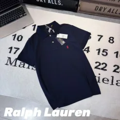 Bestseller Ralph Lauren Poloshirt Schwarz Baumwolle Luxus