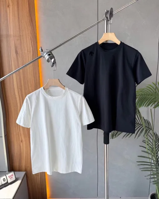 Bestseller Descente Kurzarm Schwarz Baumwolle Atmungsaktiv Kollektion