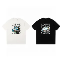 Bestseller Loewe T-Shirts Schwarzer Baumwollstil