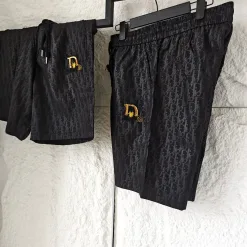 Premium Dior Shorts Gold Monogramm Luxus