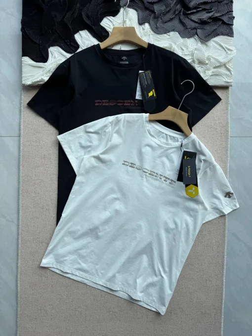 Luxus Descente Kurzarm Schwarz Stil