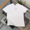 Hochwertiges Louis Vuitton Kurzarmhemd aus schwarzer Baumwolle mit Stickerei