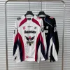 Hochwertige Balenciaga-Kollektion mit langen Ärmeln und schwarzem Jersey-Print