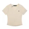 Premium Ralph Lauren Kurzarm Schwarz Strick Klassisch Luxus