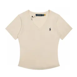 Premium Ralph Lauren Kurzarm Schwarz Strick Klassisch Luxus