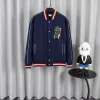 Hochwertige Dior Baseballuniform-Kollektion mit Baumwollstickerei
