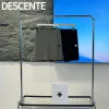 Luxuriöse Descente-Shorts aus schwarzer Seide, atmungsaktiver Stil