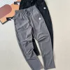 Premium Descente Jogginghose Schwarz Nylon Solid Collection