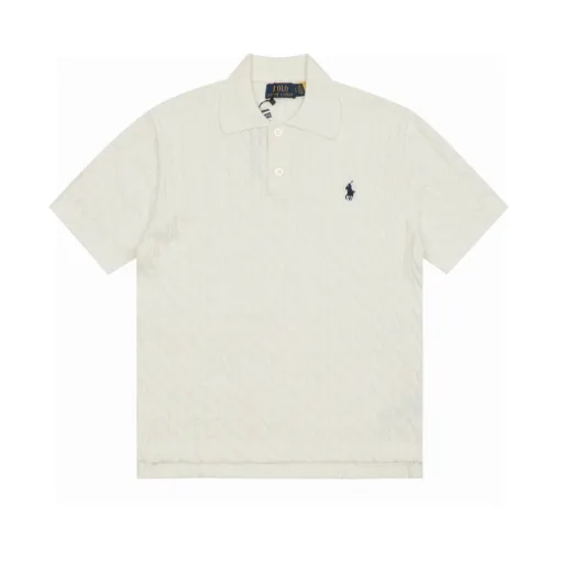 Hochwertiges Kurzarmhemd von Ralph Lauren aus der Solid Collection in Schwarz