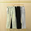 Premium Lacoste Jeans Schwarz Spandex Bestickt Luxus