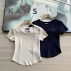 Premium Fila Kurzarm-Freizeitkollektion aus Baumwolle in Marineblau